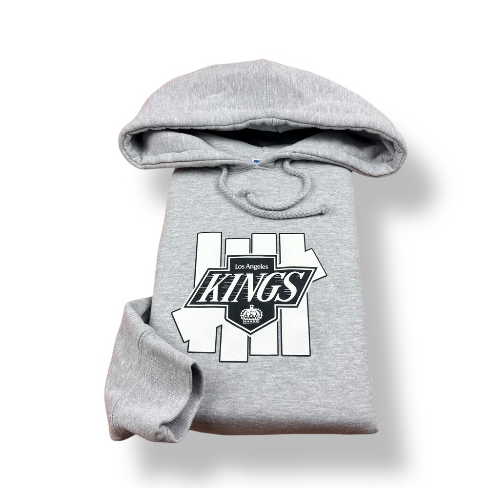 UNDFTD Los Angeles Kings Hoodie Gray Pullover Athletic Mens Size‎ Medium